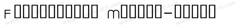 Frankfruter Medium字体转换